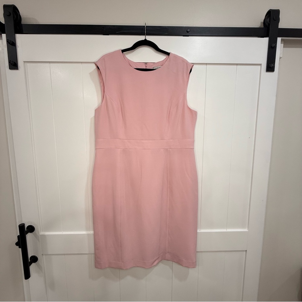 Kasper Blush Pink Midi Dress